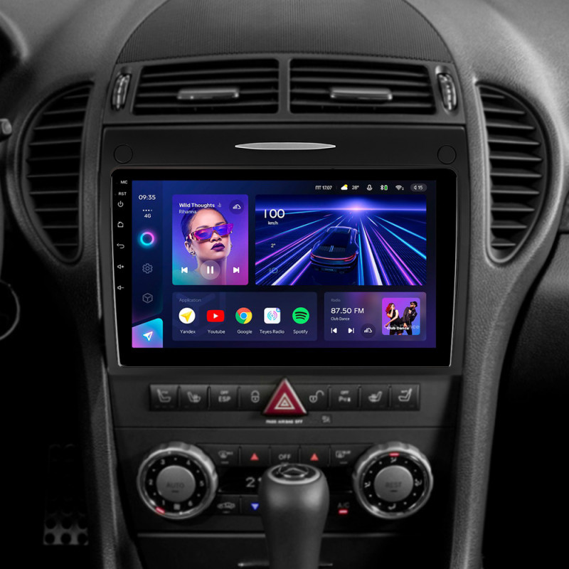 Android head unit Teyes CC3 4+32 Gb Mercedes-Benz SLK-Class SLK Class R171 2004-2011 9" (L1)
