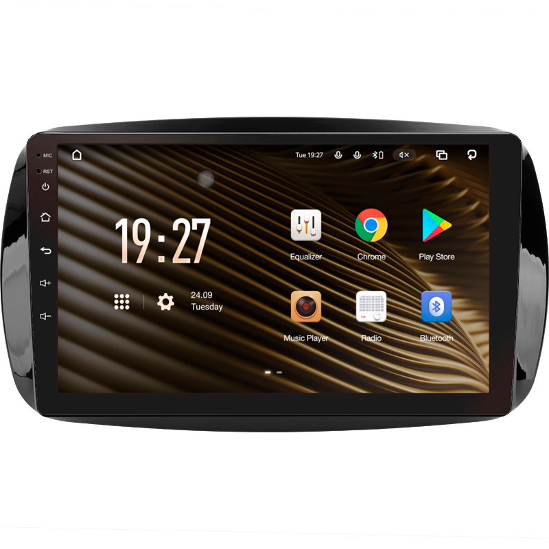 Android head unit SIGMA S9432 ANDROID 10 4+32 Gb 4G DSP Mercedes Benz Smart Fortwo 3 C453 A453 W453 2014-2020 9" (L1)