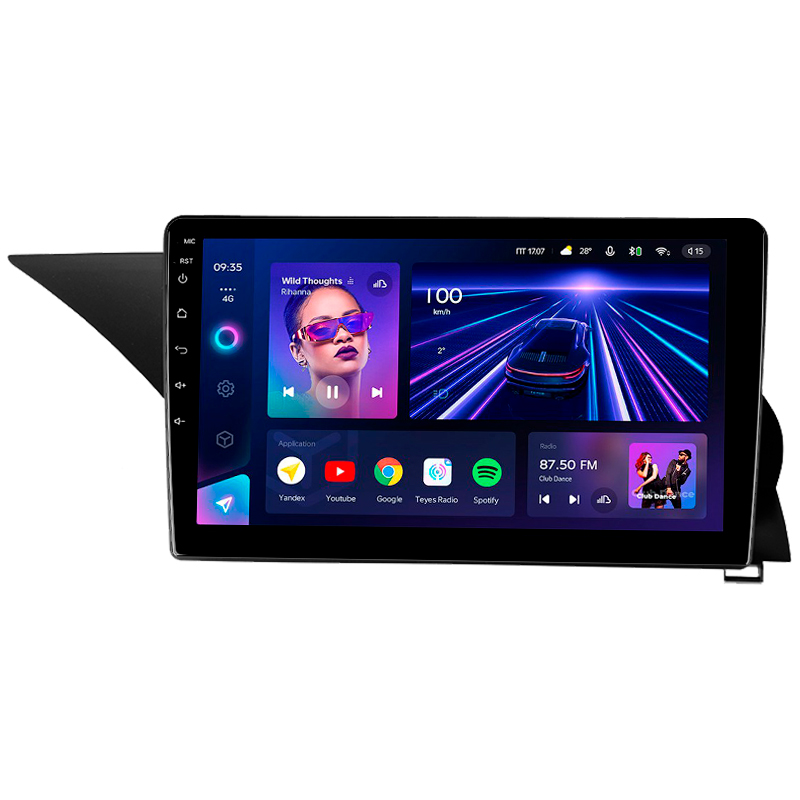 Android head unit Teyes CC3 4+32 Gb Mercedes-Benz GLK-Class X204 2012 - 2015 9" (L3)