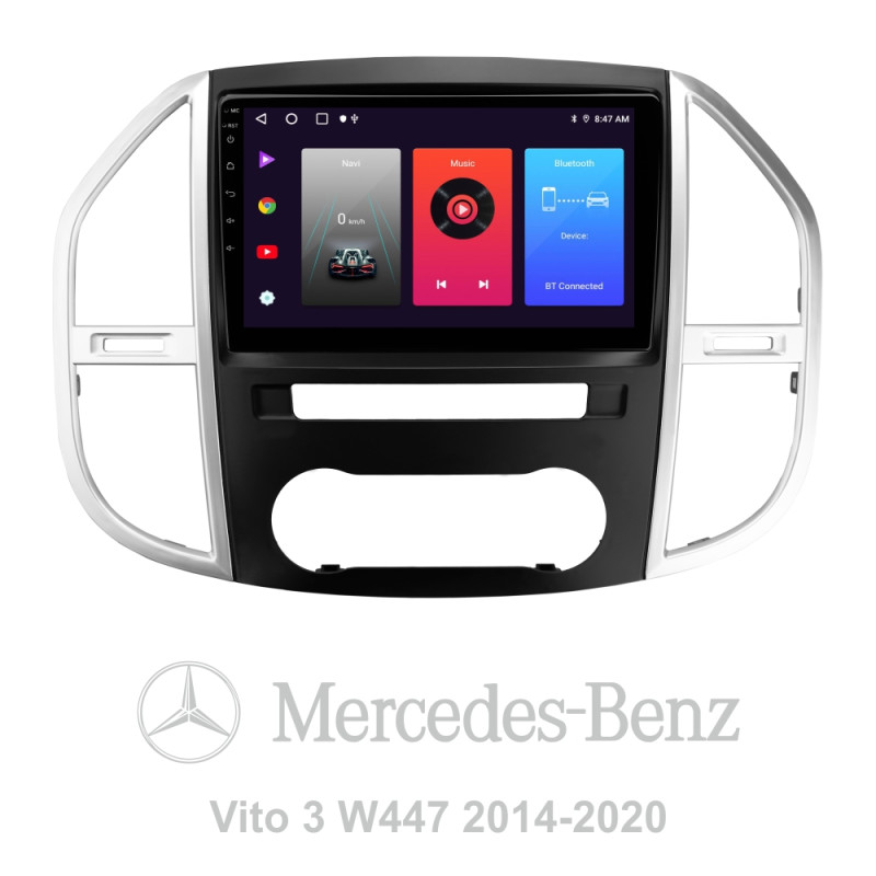 Android head unit SIGMA F10216 ANDROID 10 2+32 Gb Mercedes-Benz Vito 3 W447 2014-2020 10" (L1)