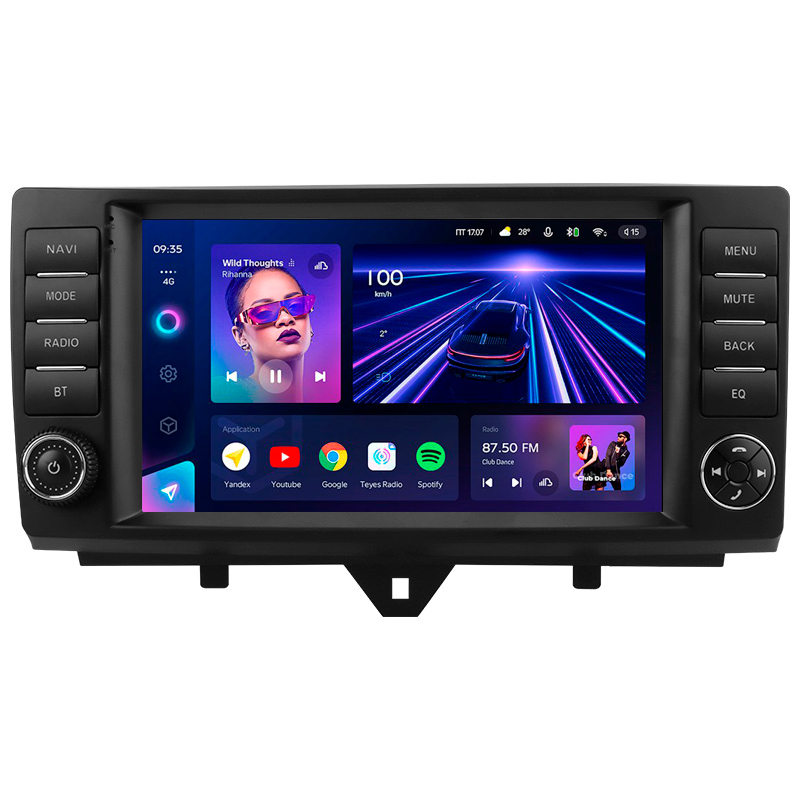 Android head unit Teyes CC3 4+32 Gb Mercedes Benz Smart Fortwo 2 2010-2015 (F2) 9"