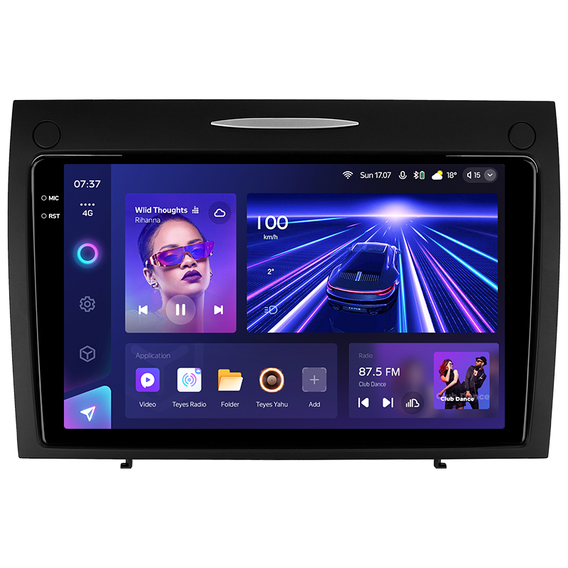 Android head unit Teyes CC3 4+32 Gb Mercedes-Benz SLK-Class SLK Class R171 2004-2011 9" 2k (L1)