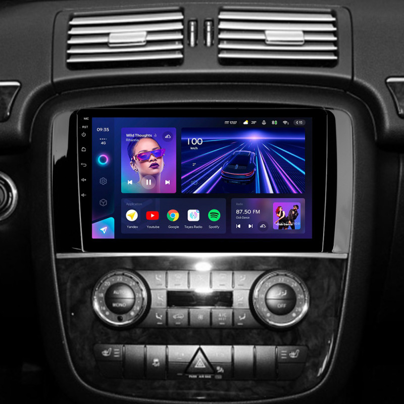 Android head unit Teyes CC3 4+32 Gb Mercedes Benz R-Class W251 R280 R300 R320 2005-2017 (F1) 9"