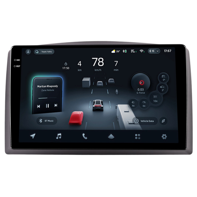 Android head unit Teyes CC4 Pro 12+256 Gb Mercedes Benz BENZ VITO 2014-2021 Black A-Mod 10" 2k