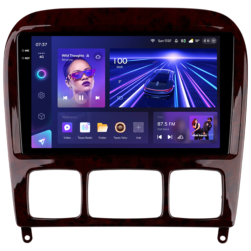 Android head unit Teyes CC3 6+128 Gb Mercedes Benz S-Class W220 VV220 1998-2005 9" 2k (L1)