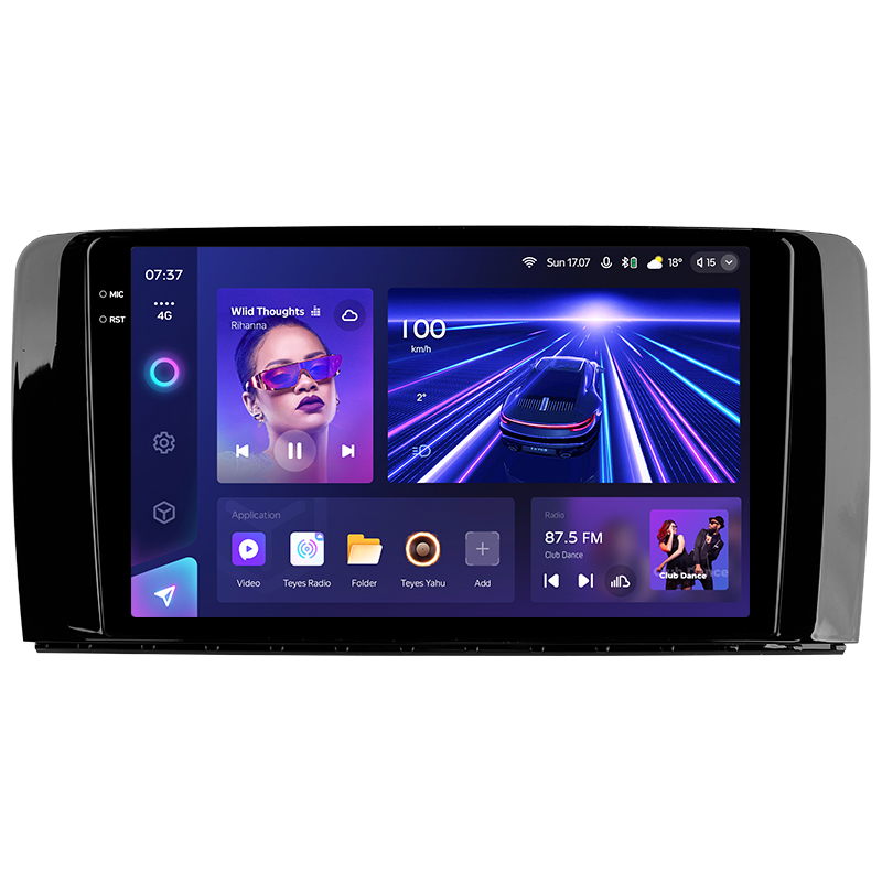 Android head unit Teyes CC3 6+128 Gb Mercedes Benz R-Class W251 R280 R300 R320 2005-2017 (F1) 9" 2k