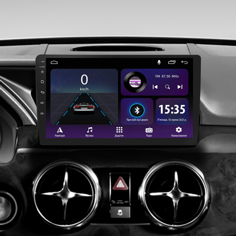 Android head unit SIGMA E9232 ANDROID 10 2+32 Gb Mercedes-Benz GLK-Class X204 2012 - 2015 9" (L3)