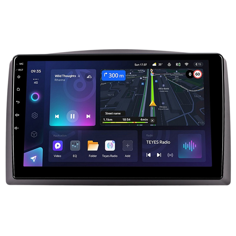 Android head unit Teyes CC3L 4+64 Gb Mercedes Benz BENZ VITO 2014-2021 Black A-Mod 10"