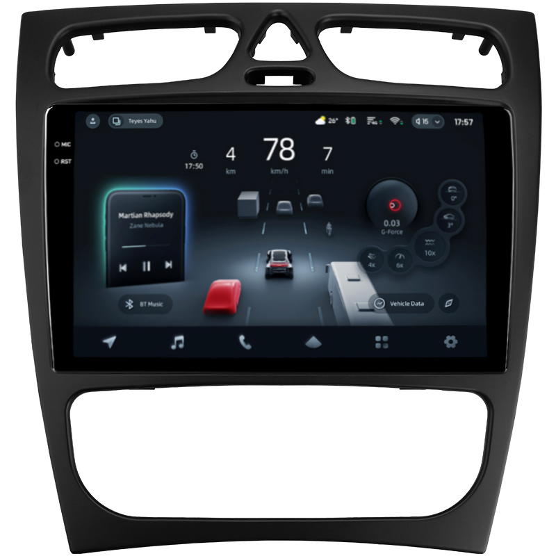 Android head unit Teyes CC4 Pro 12+256 Gb Mercedes Benz C Class S203 CL203 W203 (F1) 2000-2004 9" 2k (L1)