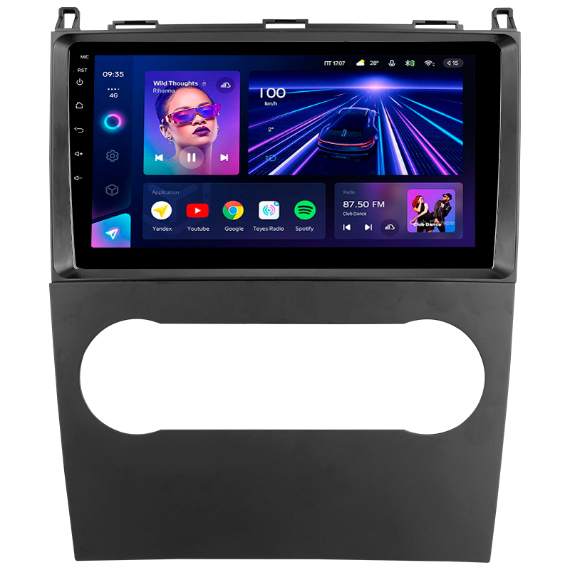 Android head unit Teyes CC3 4+32 Gb Mercedes-Benz A-Class 2 W169 C169 2004-2012 9" (L1)