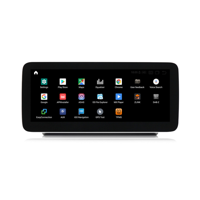 Android head unit AMS MERCEDES BENZ C-Class W204 NTG5.0 2014-2018 4+64Gb 12.3"