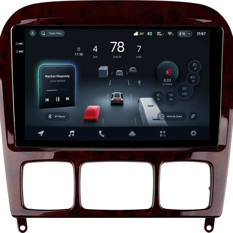 Android head unit Teyes CC4 Pro 12+256 Gb Mercedes Benz S-Class W220 VV220 1998-2005 9" 2k (L1)