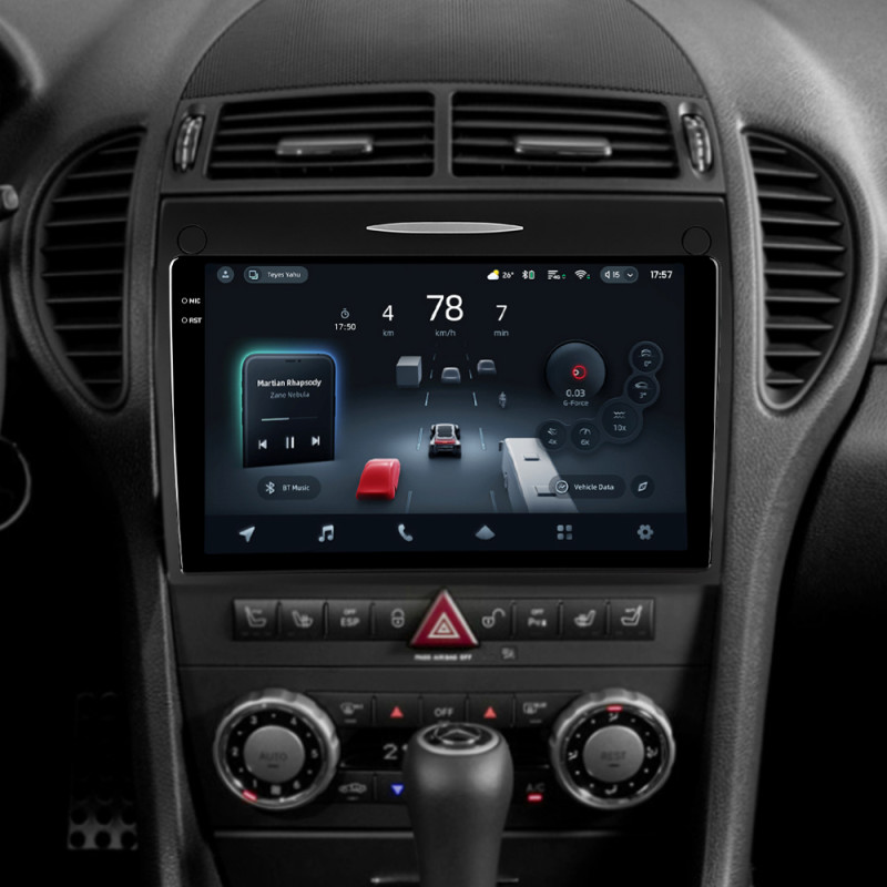 Android head unit Teyes CC4 Pro 12+256 Gb Mercedes-Benz SLK-Class SLK Class R171 2004-2011 9" 2k (L1)