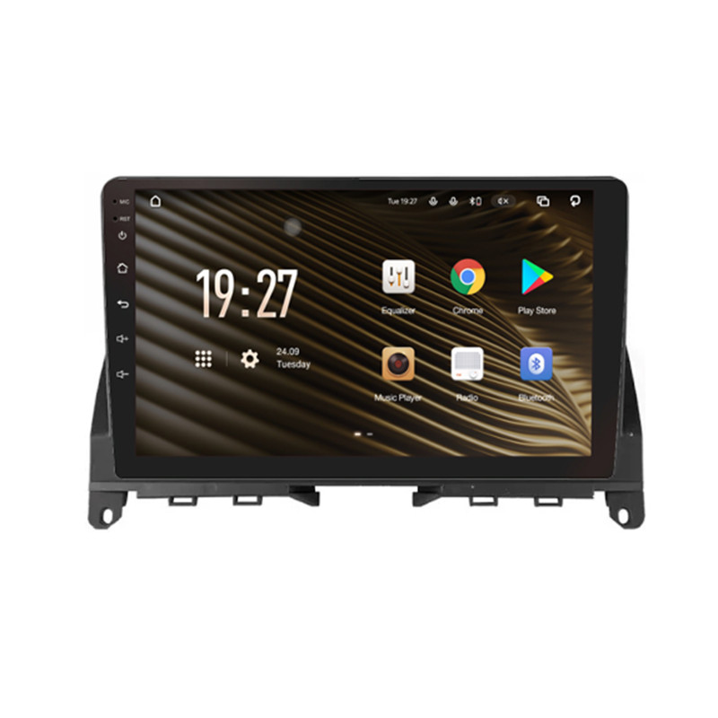 Android head unit SIGMA S9432 ANDROID 10 4+32 Gb 4G DSP Mercedes Benz C Class 3 W204 S204 2006-2011 Black 9"