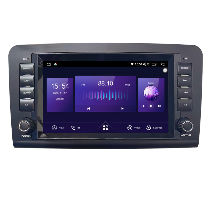 Android head unit AMS MERCEDES BENZ ML-Class M200S 2+32Gb 8"
