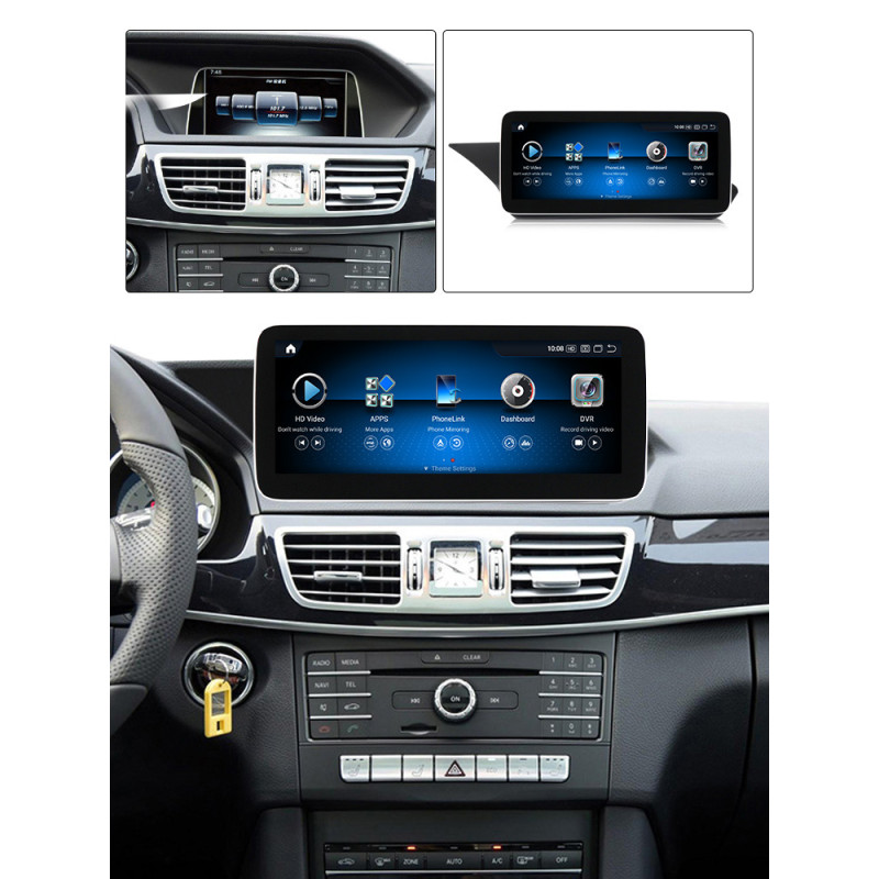 Android head unit AMS MERCEDES BENZ E-Class W212 NTG4.0 2009-2012 4+64Gb 12.3"
