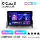 Android head unit Teyes CC3 6+128 Gb with 360° surround view° Mercedes Benz C Class 3 W204 S204 2006-2011 9" 2k