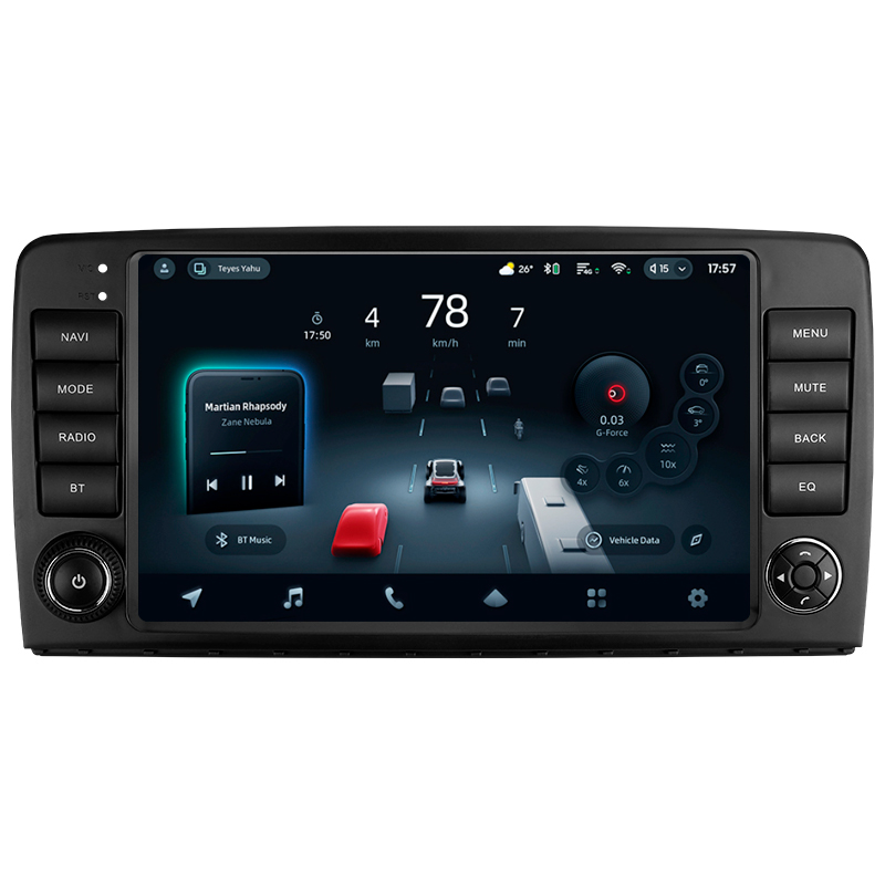 Android head unit Teyes CC4 Pro 12+256 Gb Mercedes Benz R-Class W251 R280 R300 R320 2005-2017 button (F2) 9" 2k (L1)