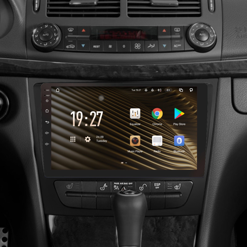 Android head unit SIGMA S9432 ANDROID 10 4+32 Gb 4G DSP Mercedes Benz E Class S211 W211 2002-2009 CLS Class C219 2004-2010 9"