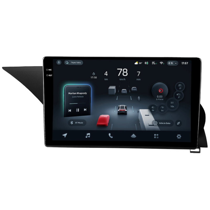Android head unit Teyes CC4 Pro 8+128 Gb Mercedes-Benz GLK-Class X204 2012 - 2015 9" 2k (L3)