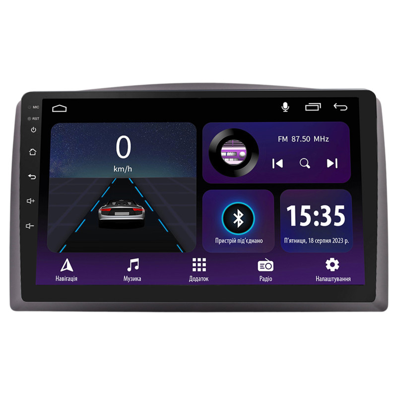 Android head unit SIGMA E10232 ANDROID 10 2+32 Gb Mercedes Benz BENZ VITO 2014-2021 Black A-Mod 10"