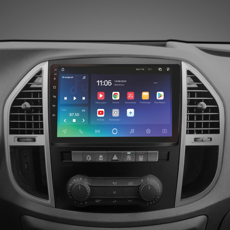 Android head unit SIGMA X10432 ANDROID 10 4+32 Gb 4G DSP Mercedes-Benz Vito 3 W447 2014-2020 10" (L1)