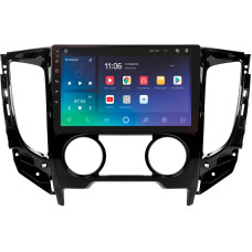 Android head unit SIGMA X9432 ANDROID 10 4+32 Gb 4G DSP Mitsubishi L200 5 (F2) (Automatic air conditioning) 2015-2019 9"