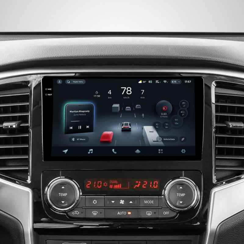 Android head unit Teyes CC4 Pro 12+256 Gb Mitsubishi L200 5 2018-2020 (F1) 9" 2k