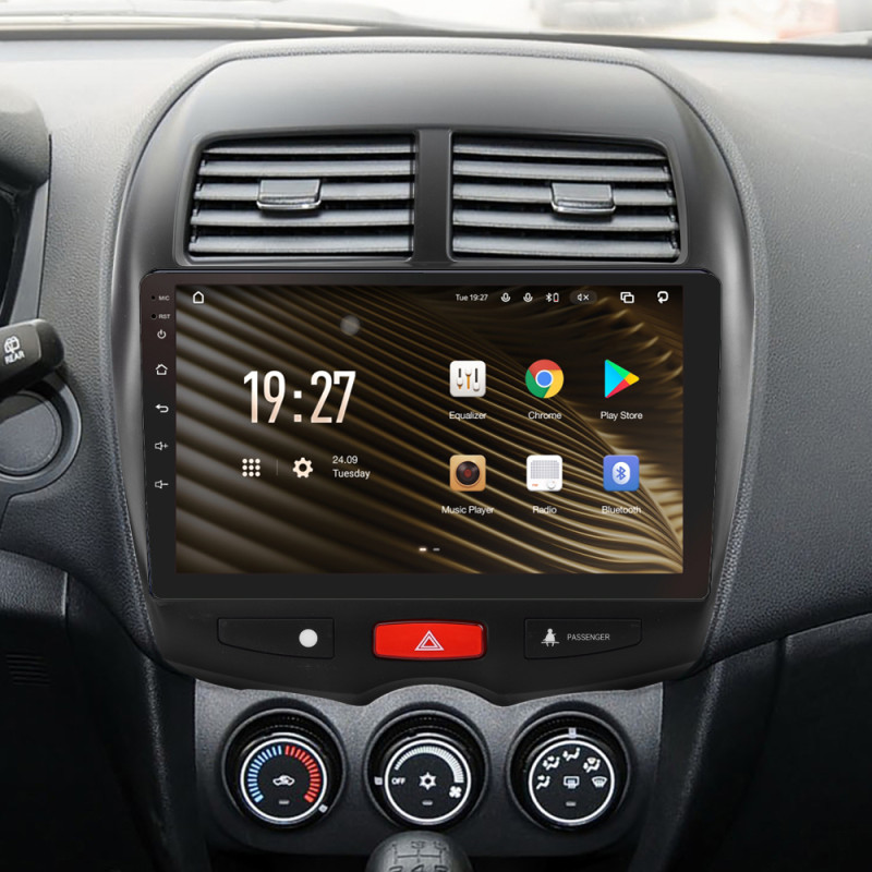 Android head unit SIGMA S10432 ANDROID 10 4+32 Gb 4G DSP Mitsubishi ASX 1 2010-2016 (B) 10"