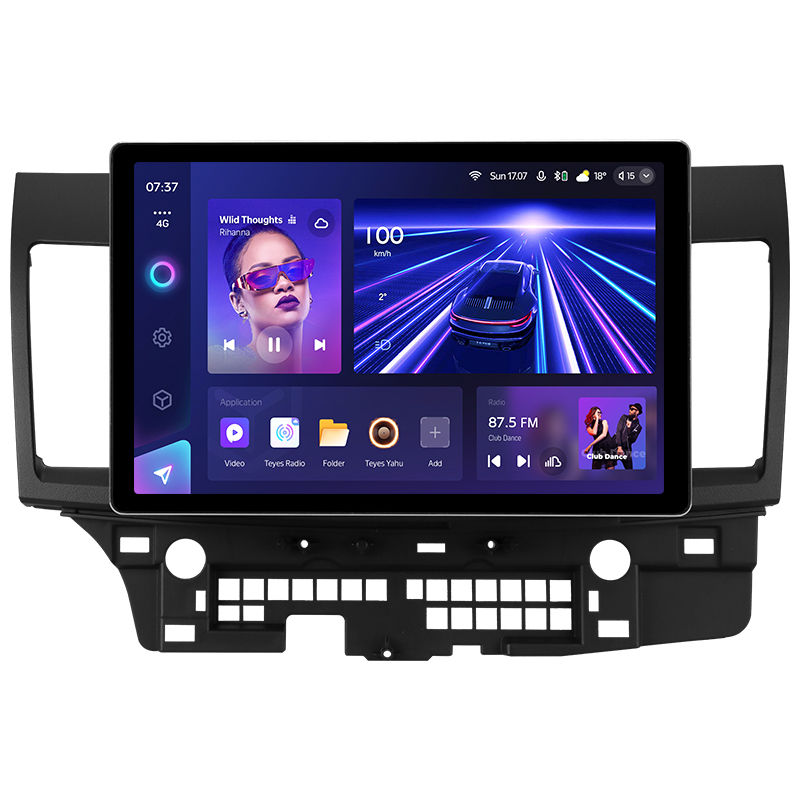 Android head unit Teyes CC3 4+32 Gb Mitsubishi Lancer 10 CY 2007-2012 (B) 11" 2k