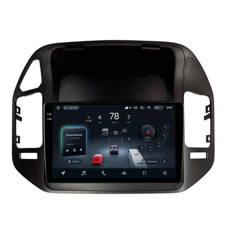 Android head unit Teyes CC4 Pro 12+256 Gb Mitsubishi Pajero V73 V70 V60 2004-2011 Black 9" 2k