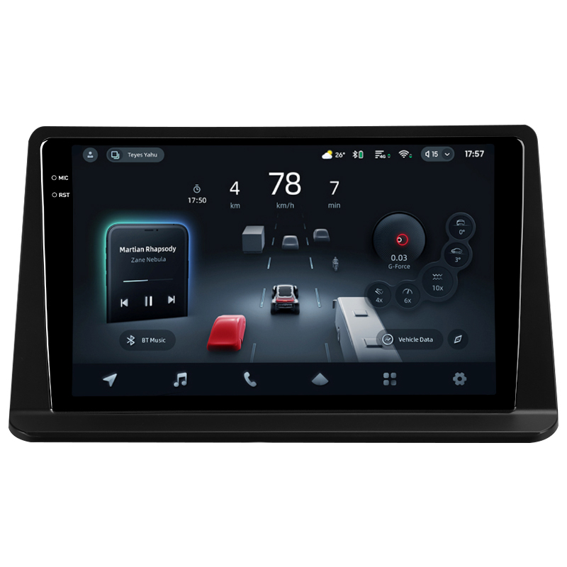 Android head unit Teyes CC4 Pro 12+256 Gb Mitsubishi Pajero 2 V30 V40 V20 1991-2004 9" 2k