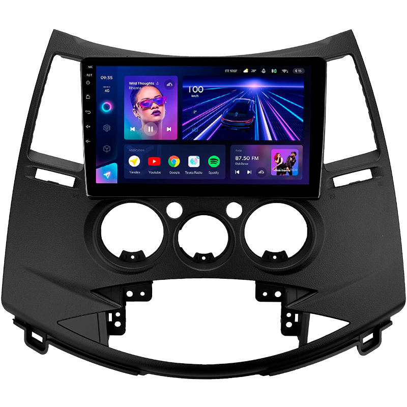 Android head unit Teyes CC3 4+32 Gb Mitsubishi Grandis 1 2003-2011 (F2) 9"