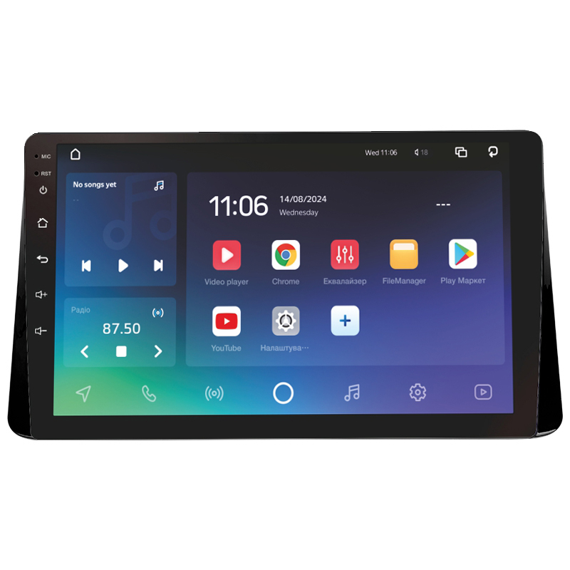 Android head unit SIGMA X10464 ANDROID 10 4+64 Gb 4G DSP Mitsubishi Eclipse Cross 1 2017-2021 (F2) 10"