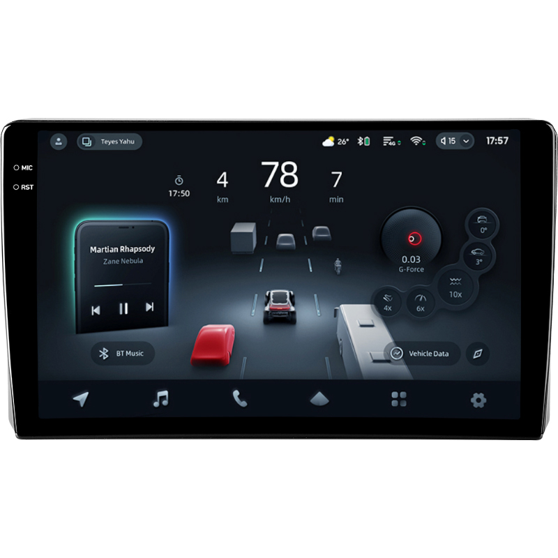 Android head unit Teyes CC4 Pro 8+128 Gb Mitsubishi L200 5 2018-2020 (F1) 9" 2k