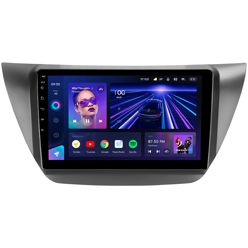 Android head unit Teyes CC3 4+32 Gb Mitsubishi Lancer 9 CS 2000-2010 9"