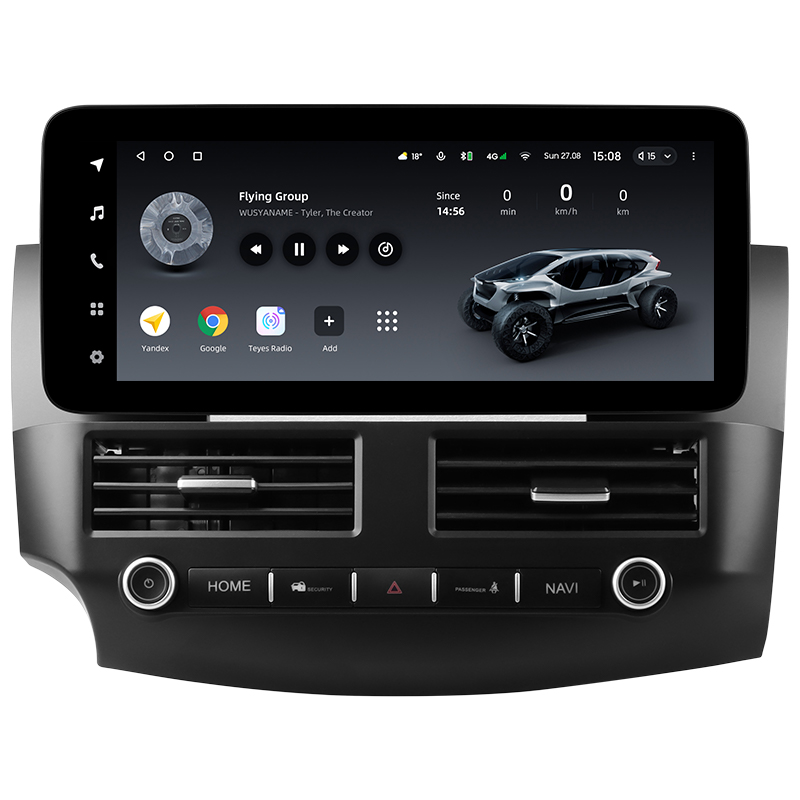 Android head unit Teyes LUX ONE 6+128 Gb with 360° surround view° Mitsubishi Outlander 2 CW0W 2009-2013 (A) 12.3" (L2)