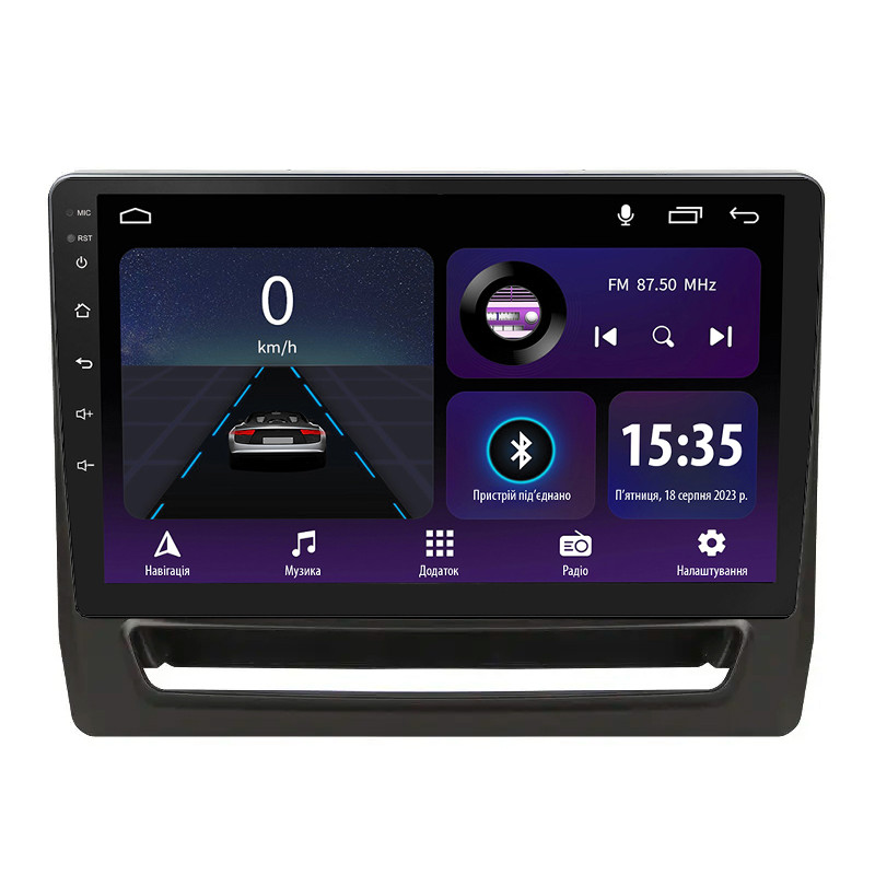 Android head unit SIGMA E10232 ANDROID 10 2+32 Gb Mitsubishi ASX 2020+ Black 10"