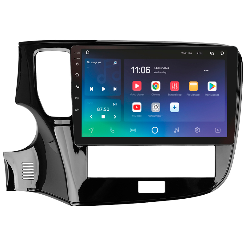 Android head unit SIGMA X10432 ANDROID 10 4+32 Gb 4G DSP Mitsubishi Outlander 3 III GF0W GF0W GG0W 2018 - 2021 10"