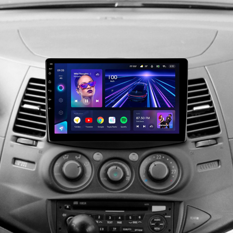 Android head unit Teyes CC3 4+32 Gb Mitsubishi Grandis 1 2003-2010 (F1) 9"