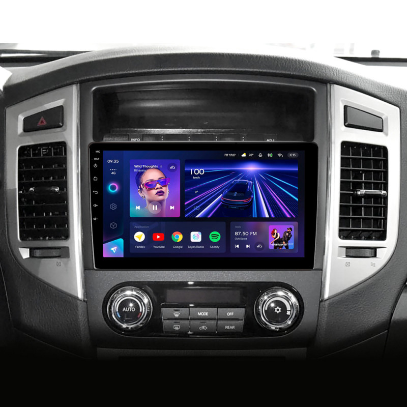 Štátní magnetofon Teyes CC3 4+32 GB pro Mitsubishi Pajero 4, V80, V90 (roky 2006–2024), 9