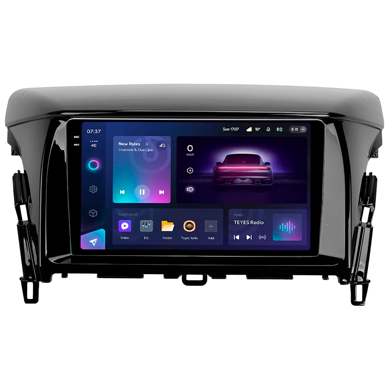 Android head unit Teyes CC3 6+128 Gb Mitsubishi Eclipse Cross 1 2017-2021 (F1) 9" 2k