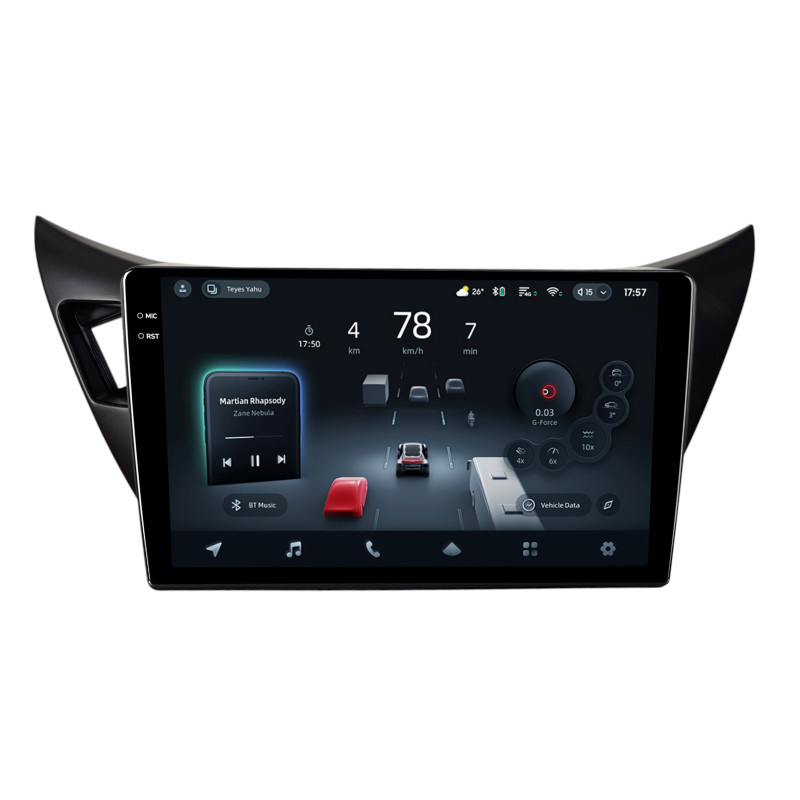 Android head unit Teyes CC4 Pro 8+128 Gb Mitsubishi LANCER LX GLX 2001-2007 LHD, Black 9" 2k
