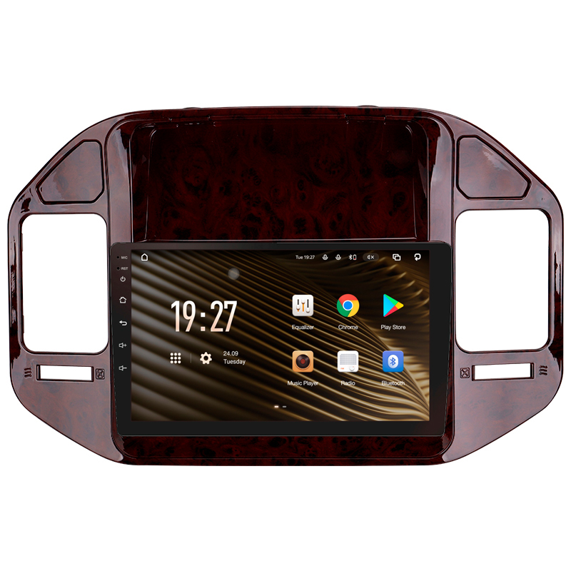 Android head unit SIGMA S9432 ANDROID 10 4+32 Gb 4G DSP Mitsubishi Pajero 3 V70 V60 1999-2006 (brown) 9"