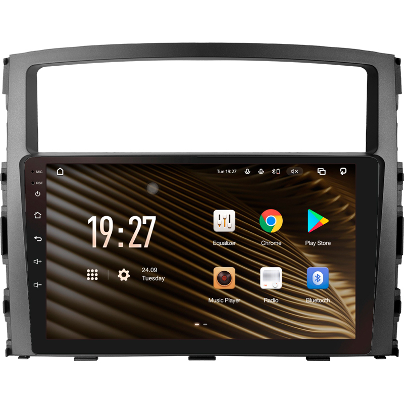 Android head unit SIGMA S9432 ANDROID 10 4+32 Gb 4G DSP Mitsubishi Pajero 4 V80 V90 2006-2024 9"