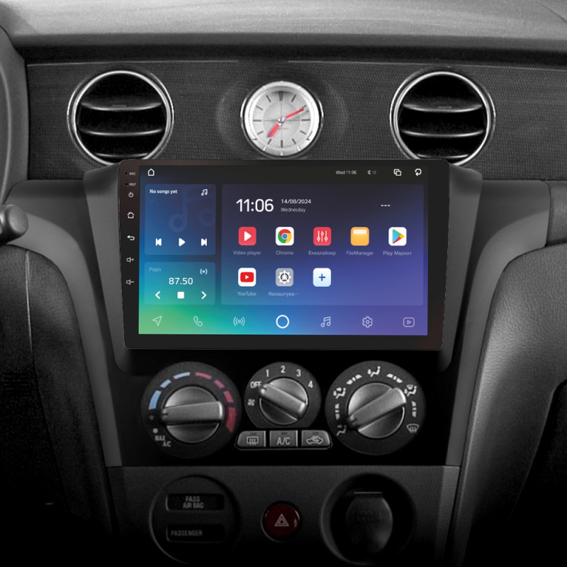 Android head unit SIGMA X9464 ANDROID 10 4+64 Gb 4G DSP Mitsubishi Outlander 1 2002-2008 (F1) 9"