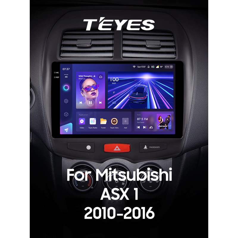 Android head unit Teyes CC3 4+32 Gb Mitsubishi ASX 1 2010-2016 (A) 10" 2k