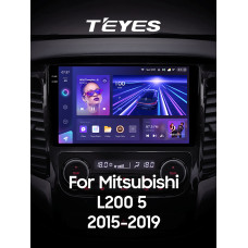 Android head unit Teyes CC3 4+64 Gb Mitsubishi L200 5 (F1) (Manual air conditioning) 2015-2019 9" 2k