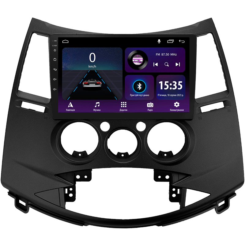 Android head unit SIGMA E9232 ANDROID 10 2+32 Gb Mitsubishi Grandis 1 2003-2011 (F2) 9"