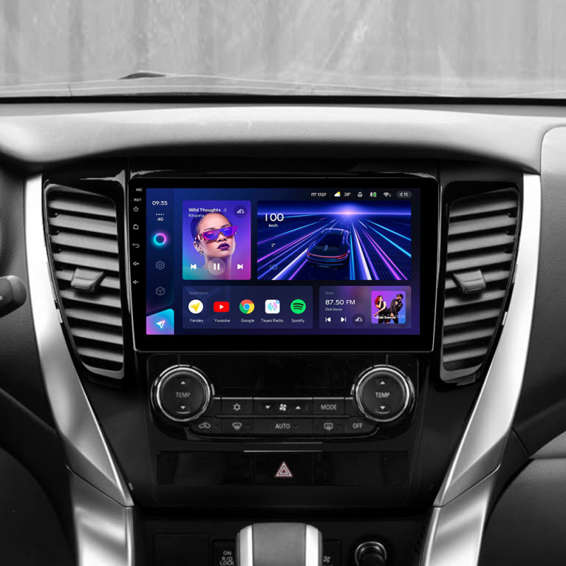 Android head unit Teyes CC3 4+32 Gb Mitsubishi Pajero Sport 3 2016-2018 9"
